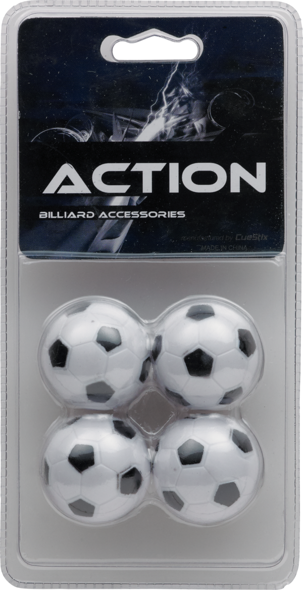 Foosball Soccer Ball - Blister Pack of 4